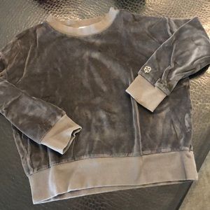 Kids velour sweatshirt